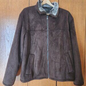 Men's Sergio Benni Winter Coat brown Size Large